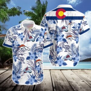 Colorado Sports Hawaiian Shirt: Denver NUGGETS Colorado ROCKIES AVALANCHE - SP25042344ID02