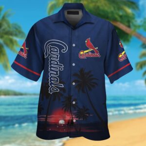St Louis Cardinals Tropical Hawaiian Shirt – Summer Holiday Baseball Lover Gift