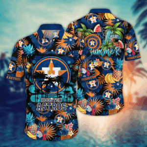 Houston Astros MLB Hawaiian Shirt Parasols – Perfect Baseball Fan Gift