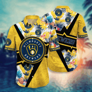 Milwaukee Brewers MLB Hawaiian Shirt – Perfect Baseball Fan Gift!