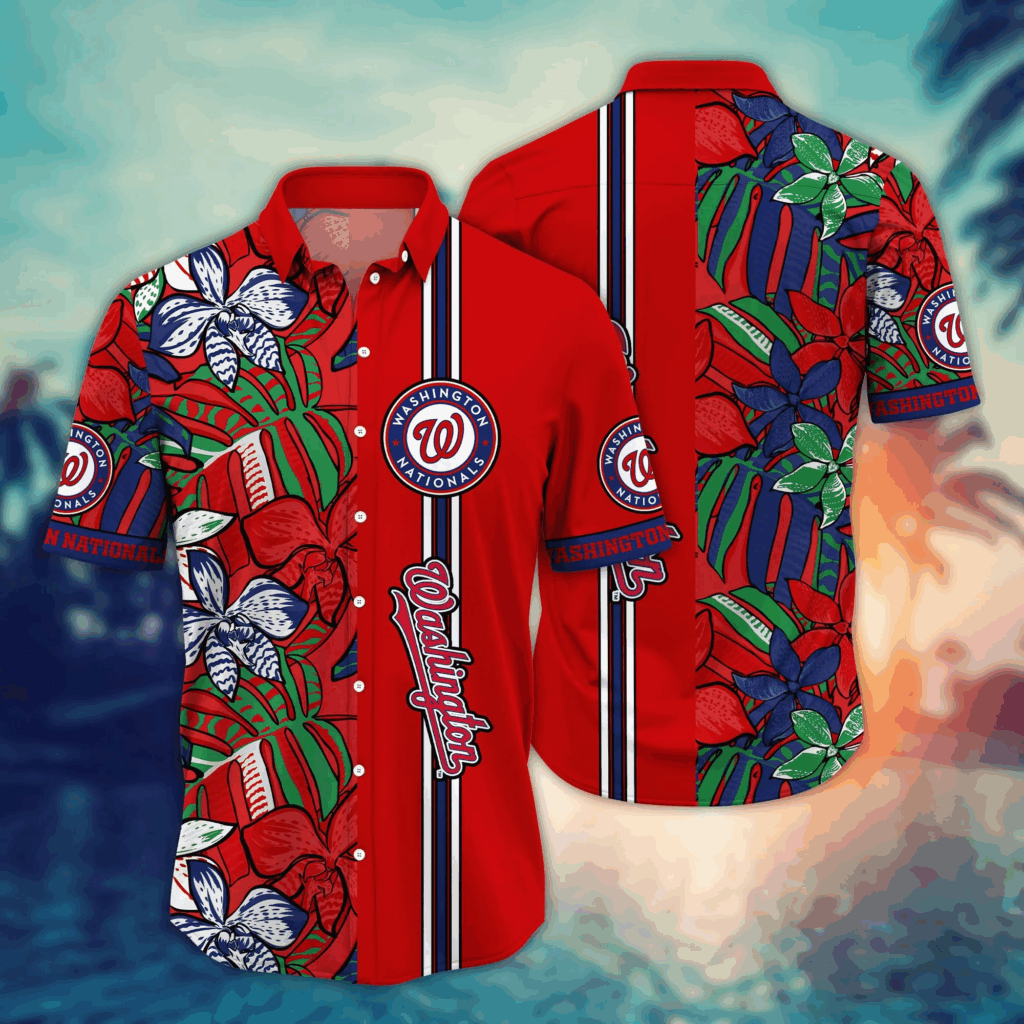 Washington Nationals MLB Hawaiian Shirt – Perfect Baseball Fan Gift Idea