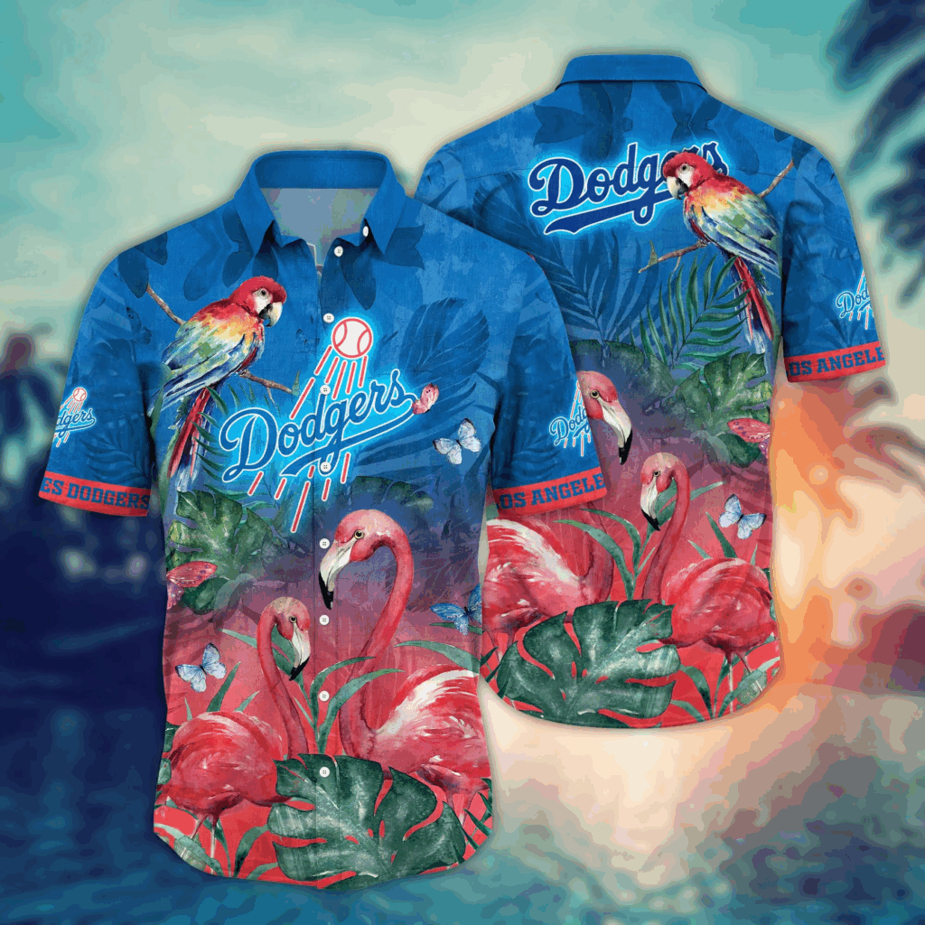 Los Angeles Dodgers MLB Hawaiian Shirt Watermelons Aloha Shirt – Summer Holiday Gift for Baseball Lovers Dodgers Fan Gift