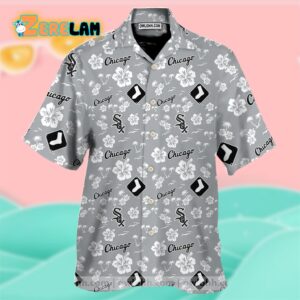 Chicago White Sox Hawaiian Shirt: Baseball Hibiscus Flower Aloha Style