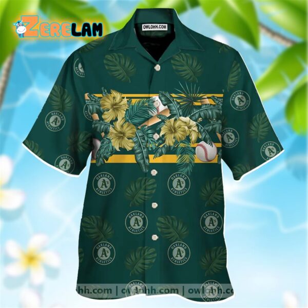 Oakland Athletics Hawaiian Shirt – Short Sleeve MLB Fan Gear