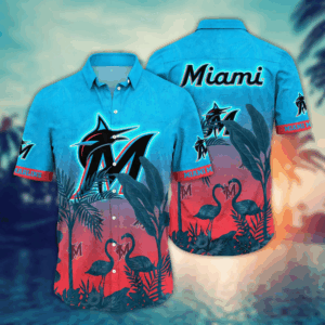 Miami Marlins MLB Hawaiian Shirt - Perfect Baseball Fan Gift for Miami Marlins Lovers