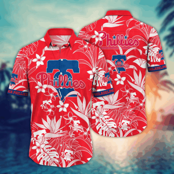 Philadelphia Phillies MLB Hawaiian Shirt – Summer Aloha Shirt for Baseball Fans