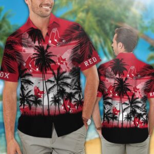 Boston Red Sox Hawaiian Shirt #6 - Official MLB Merchandise for Red Sox Fans 3