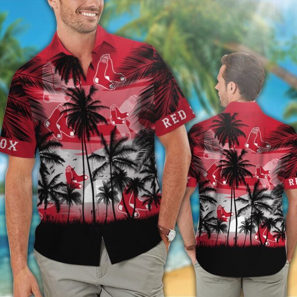 Boston Red Sox Hawaiian Shirt #6 – Official MLB Merchandise for Red Sox Fans