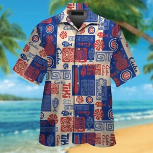Authentic Chicago Cubs Hawaiian Shirt - Official MLB Merchandise