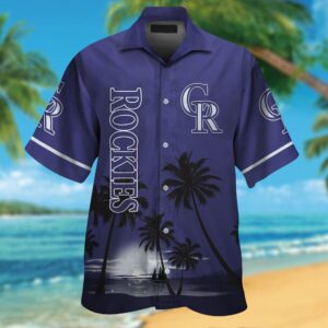 Colorado Rockies #9 Hawaiian Shirt - Official MLB Merchandise