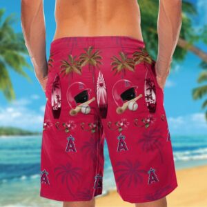 Los Angeles Angels #9 Hawaiian Shirt - Official MLB Merchandise 3