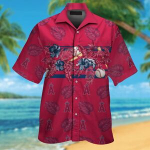 Los Angeles Angels #8 Hawaiian Shirt: Official MLB Gear for Fans