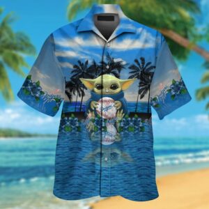 Los Angeles Dodgers Baby Yoda Hawaiian Shirt: Official MLB Merchandise
