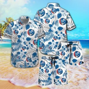 Los Angeles Dodgers & Grateful Dead Hawaiian Shirt: Official Merchandise