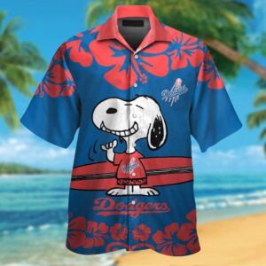 Los Angeles Dodgers Snoopy Hawaiian Shirt: Official MLB Merchandise