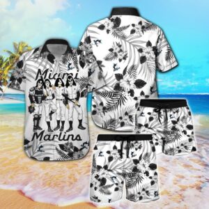 Official Miami Marlins & Kiss Hawaiian Shirt – Limited Edition