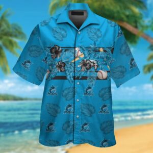 Authentic Miami Marlins Hawaiian Shirt #2 – Perfect for Fans!