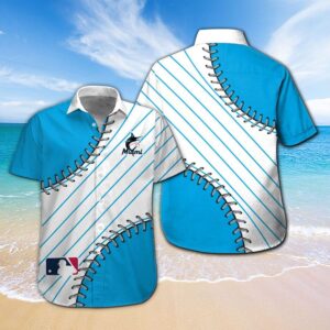 Authentic Miami Marlins Hawaiian Shirt #12 – Officially Licensed MLB Merchandise