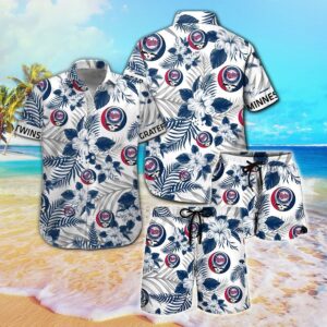 Minnesota Twins & Grateful Dead Hawaiian Shirt - Limited Edition Collaboration