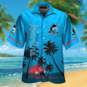 Official Miami Marlins Hawaiian Shirt #10 - Limited Edition MLB Merchandise