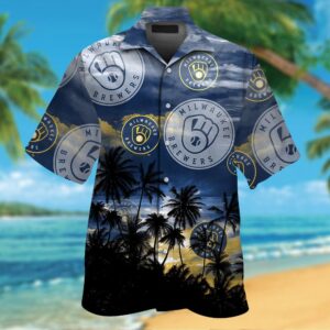 Milwaukee Brewers Hawaiian Shirt #5 - Official MLB Merchandise