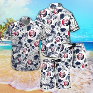 New York Yankees & Grateful Dead Hawaiian Shirt – Limited Edition Fan Gear