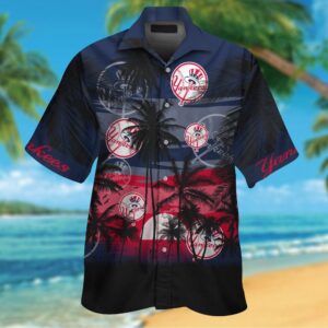 New York Yankees Hawaiian Shirt #3 - Official MLB Merchandise