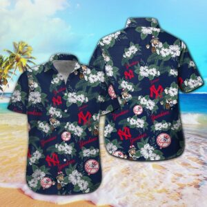 Official New York Yankees Hawaiian Shirt #2 - Limited Edition MLB Apparel