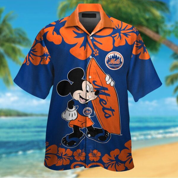 Official New York Mets & Mickey Mouse Hawaiian Shirt – Limited Edition