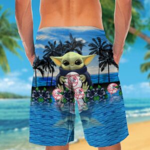 New York Yankees Baby Yoda Hawaiian Shirt – Official MLB Merchandise