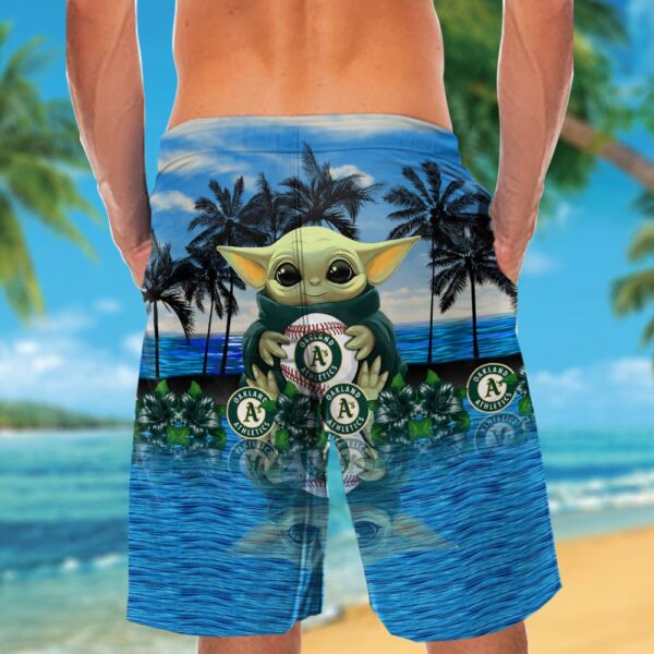 Oakland Athletics Baby Yoda Hawaiian Shirt – Official MLB Merchandise