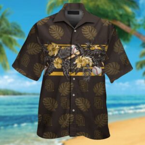 San Diego Padres Hawaiian Shirt #5 - Official MLB Apparel for Fans