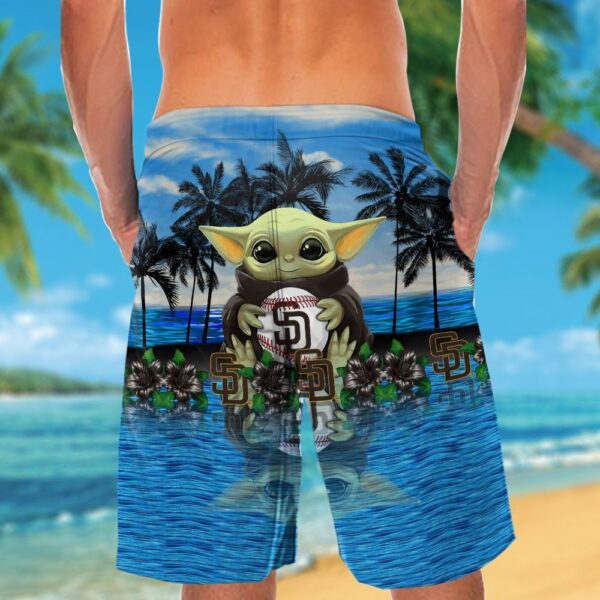 San Diego Padres Baby Yoda Hawaiian Shirt: Official MLB Merchandise