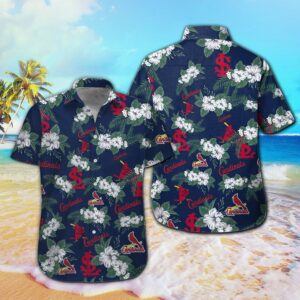 St Louis Cardinals Hawaiian Shirt #12 - Official MLB Merchandise