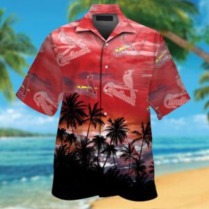 St Louis Cardinals Hawaiian Shirt #7 - Official MLB Merchandise