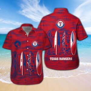 Texas Rangers Hawaiian Shirt #9 - Official MLB Licensed Gear