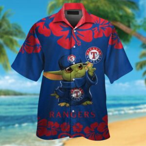 Texas Rangers Baby Yoda Hawaiian Shirt #2 – Official MLB Merchandise