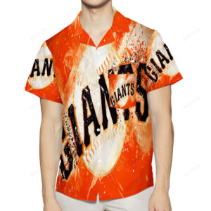 San Francisco Giants 3D All Over Print Hawaiian Shirt - Summer Beach Style