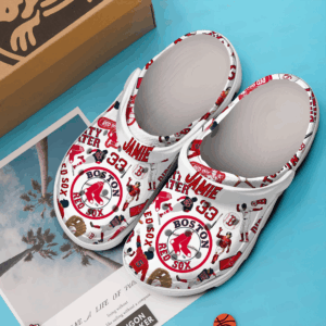 Boston Red Sox Baseball Team Clogs, Comfortable Clogs For Kids And Adults