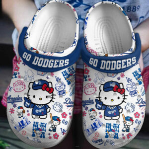 Los Angeles Dodgers Hello Kitty Clogs Gift for Men Women