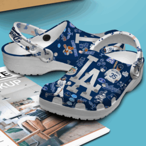 Los Angeles Dodgers  MLB Navy Blue Clogs