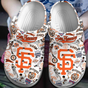 New San Francisco Giants White Clogs Gift for Men Women