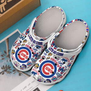 New And Rare Chicago Cubs White Clogs Gift for Men Women 3