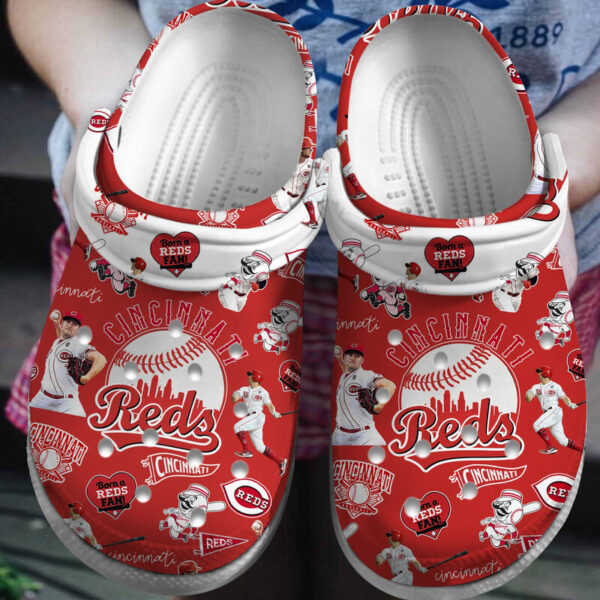 Lightweight And Breathable Cincinnati Reds Red Clogs Gift for Men Women