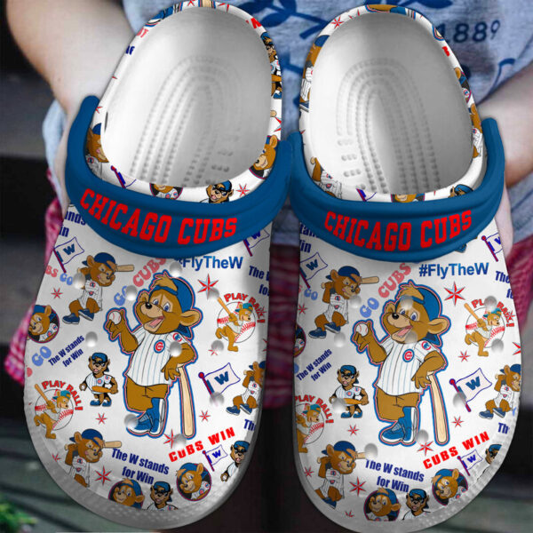 Breathable Chicago Cubs White Clogs Gift for Men Women