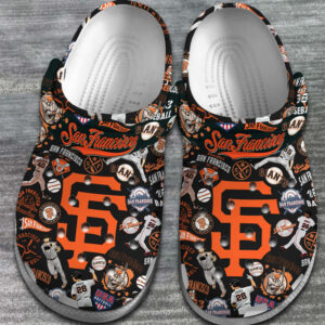 Lightweight And Soft San Francisco Giants Black Clogs Gift for Men Women 3