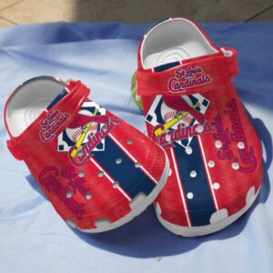 Water-Resistant St Louis Cardinals Red Clogs Gift for Men Women