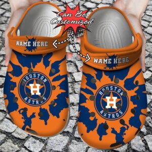 Water-Resistant And Non-slip Houston Astros Custom Clogs Gift for Men Women