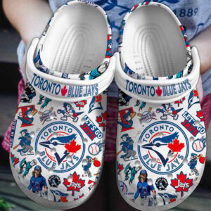 Lightweight Toronto Blue Jays White Clogs Gift for Men Women