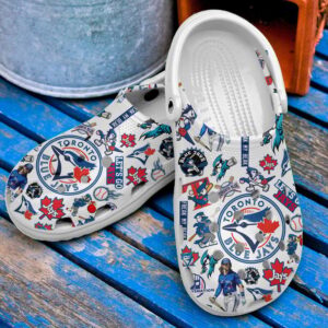 Lightweight Toronto Blue Jays White Clogs Gift for Men Women 3